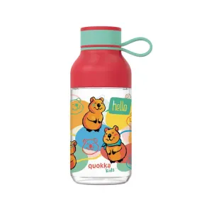 Quokka Tritan Ice Kids with Hanger Happy - Reusable Water Bottle 430 ML