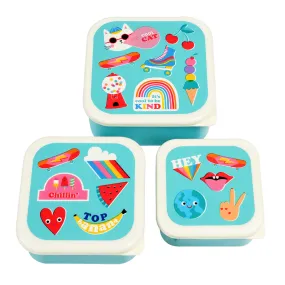 Rex Top Banana Snack Boxes - Set of 3