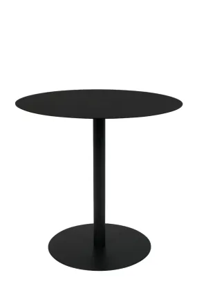 Round Black End Table (S) | Zuiver Snow