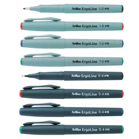 SHACHIHATA ERGOLINE FELT TIP PEN 0.4MM/1.0MM K-3400 K-3600