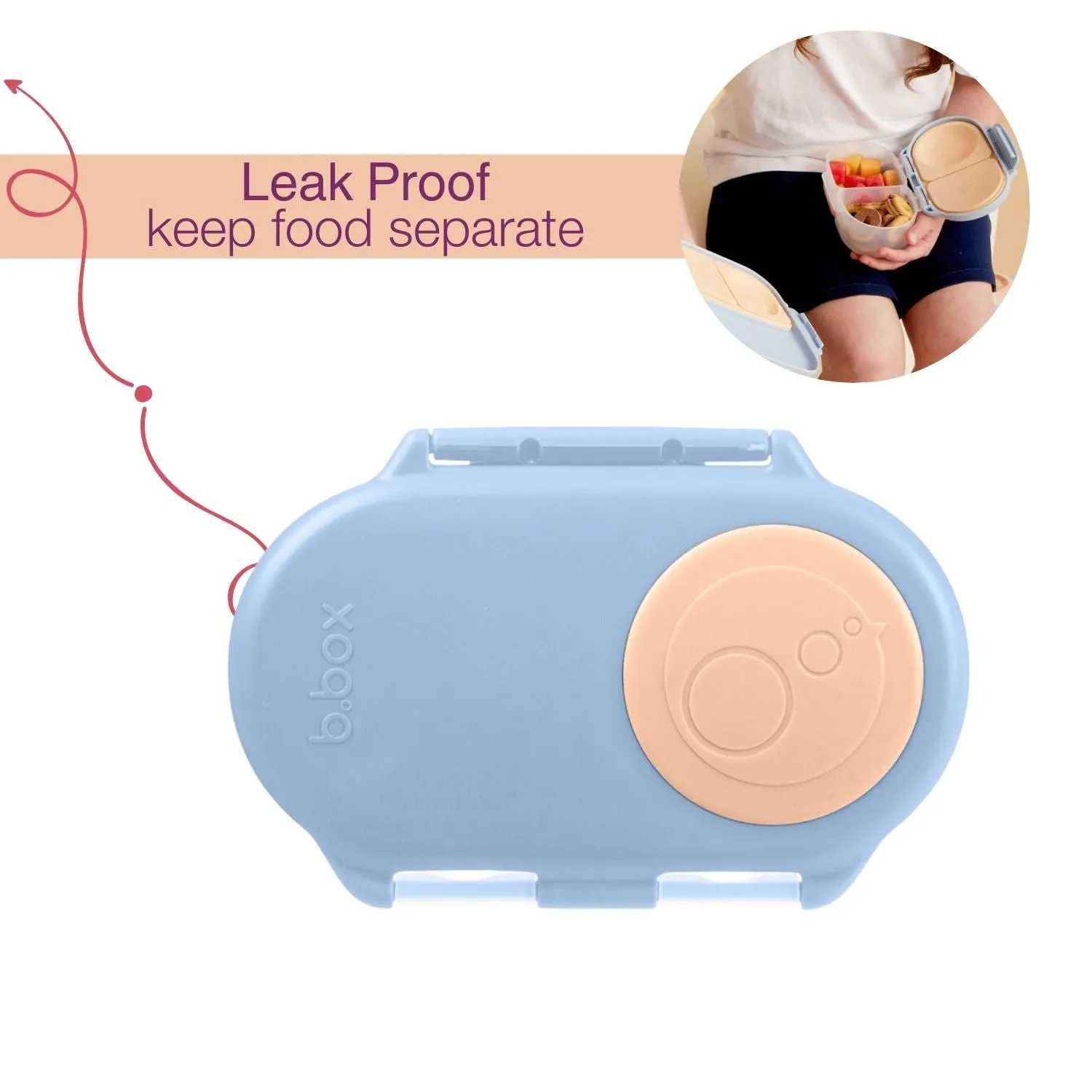 Snack Box Feeling Peachy Light Blue