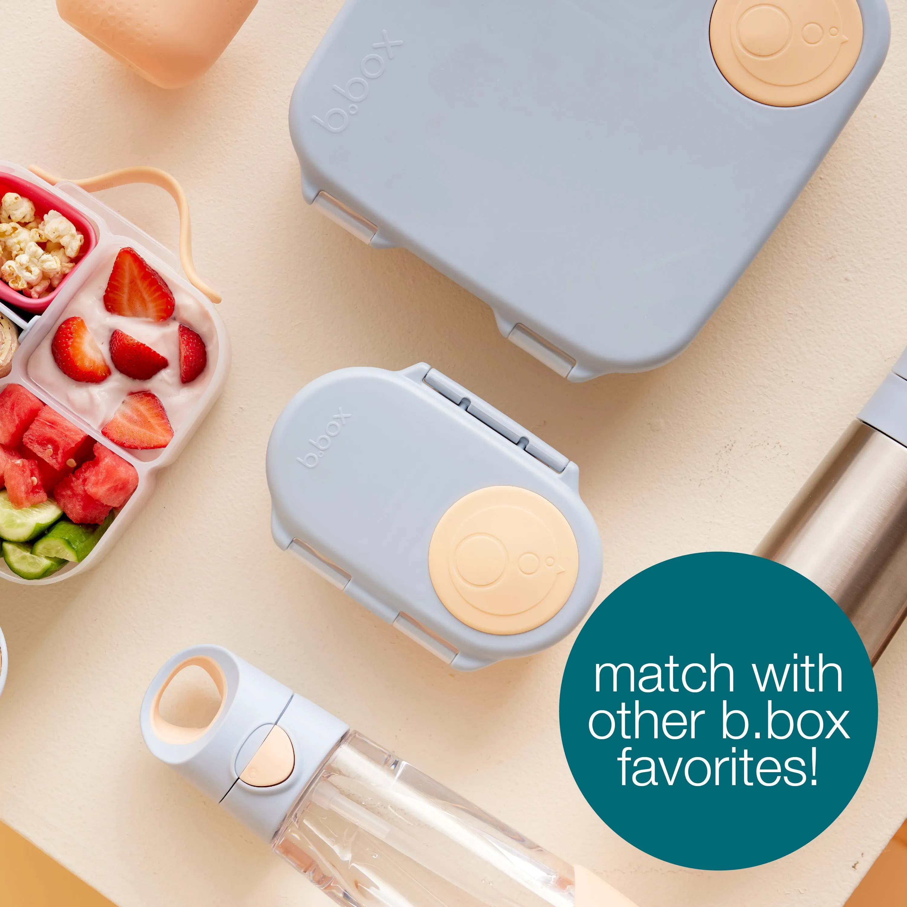 Snack Box Feeling Peachy Light Blue