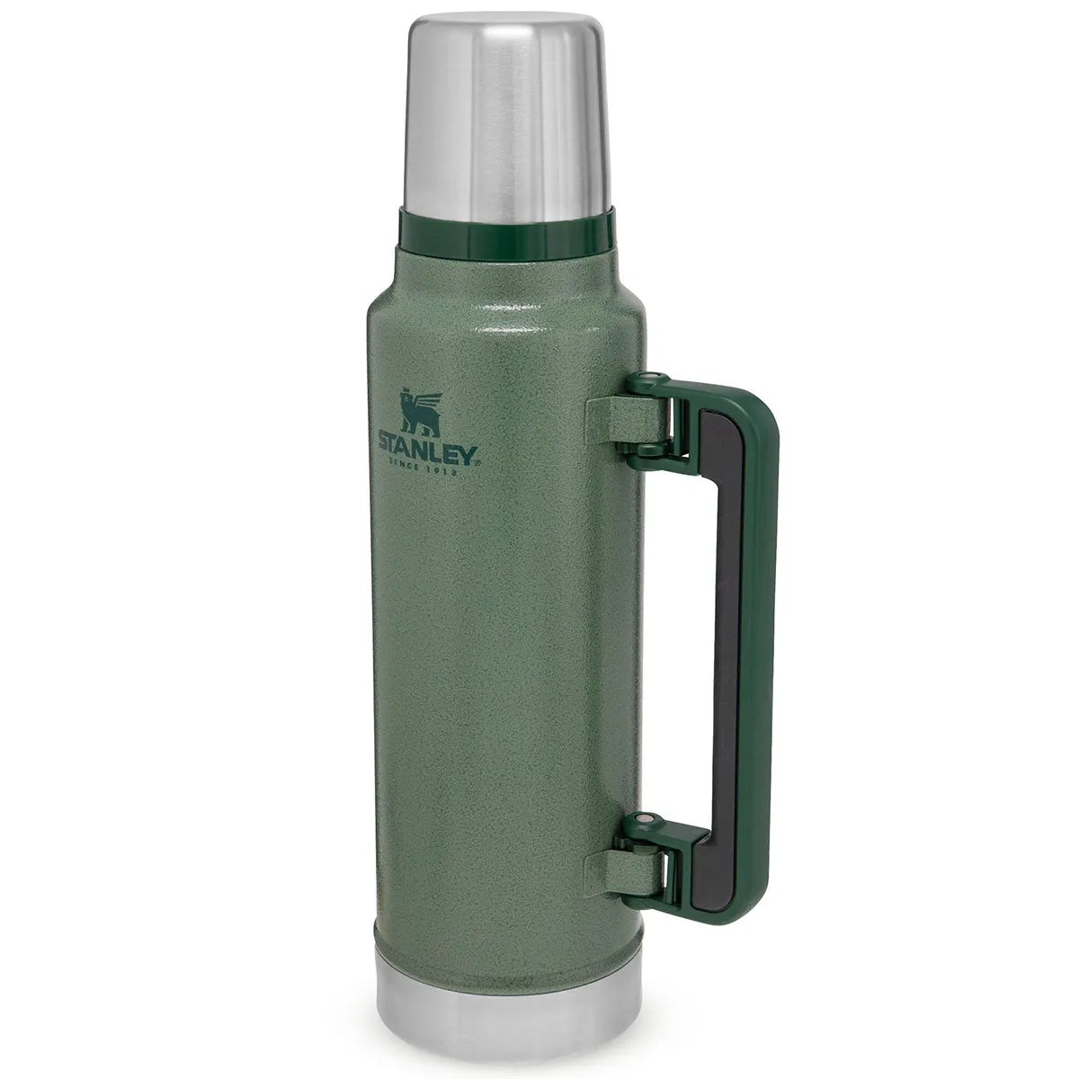 Stanley Classic Legendary Vacuum Thermos Flask 1.4L Hammertone Green