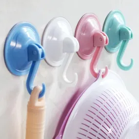 Suction Cup Wall Hook With Key Lock, Heavy Duty Shower Suction Cup Hook Wall