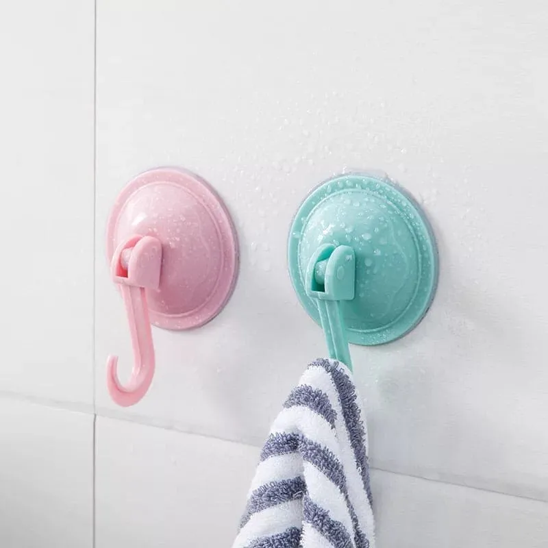Suction Cup Wall Hook With Key Lock, Heavy Duty Shower Suction Cup Hook Wall