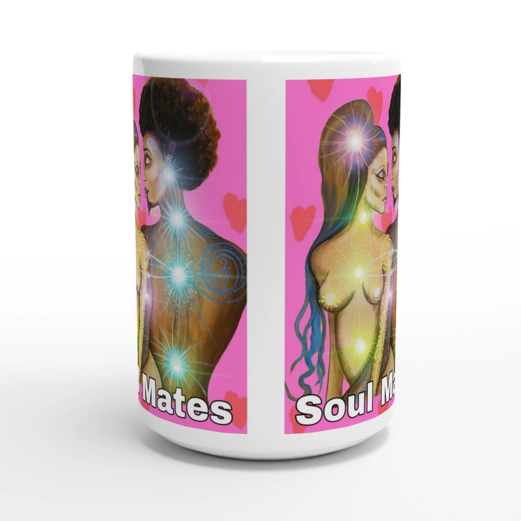 Valentine's edition of the soul connection White 15oz Ceramic Mug
