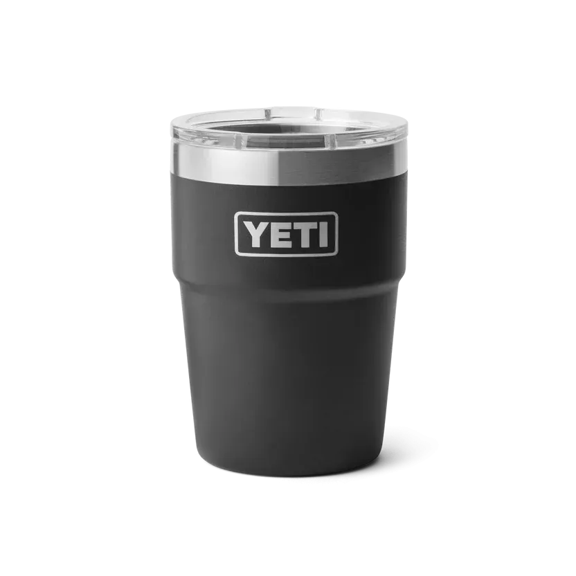 YETI Rambler 16 OZ (473ml) Stackable Cup With Magslider Lid - Black