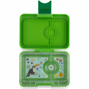 Yumbox Mini Snack Avocado Green 3 Compartment Lunch Box