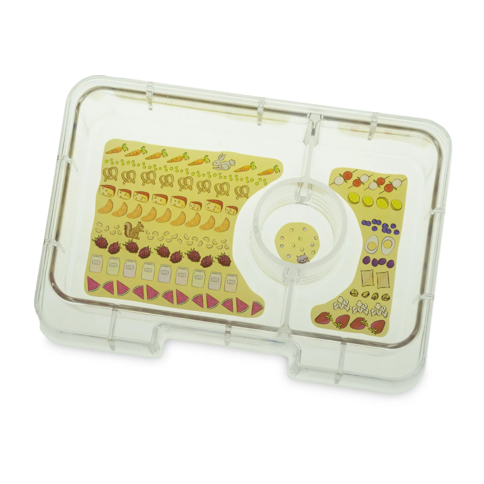 Yumbox Mini Snack Cherie Pink 3 Compartment Lunch Box