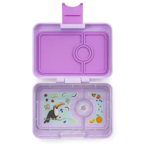 Yumbox Mini Snack Lila Purple 3 Compartment Lunch Box