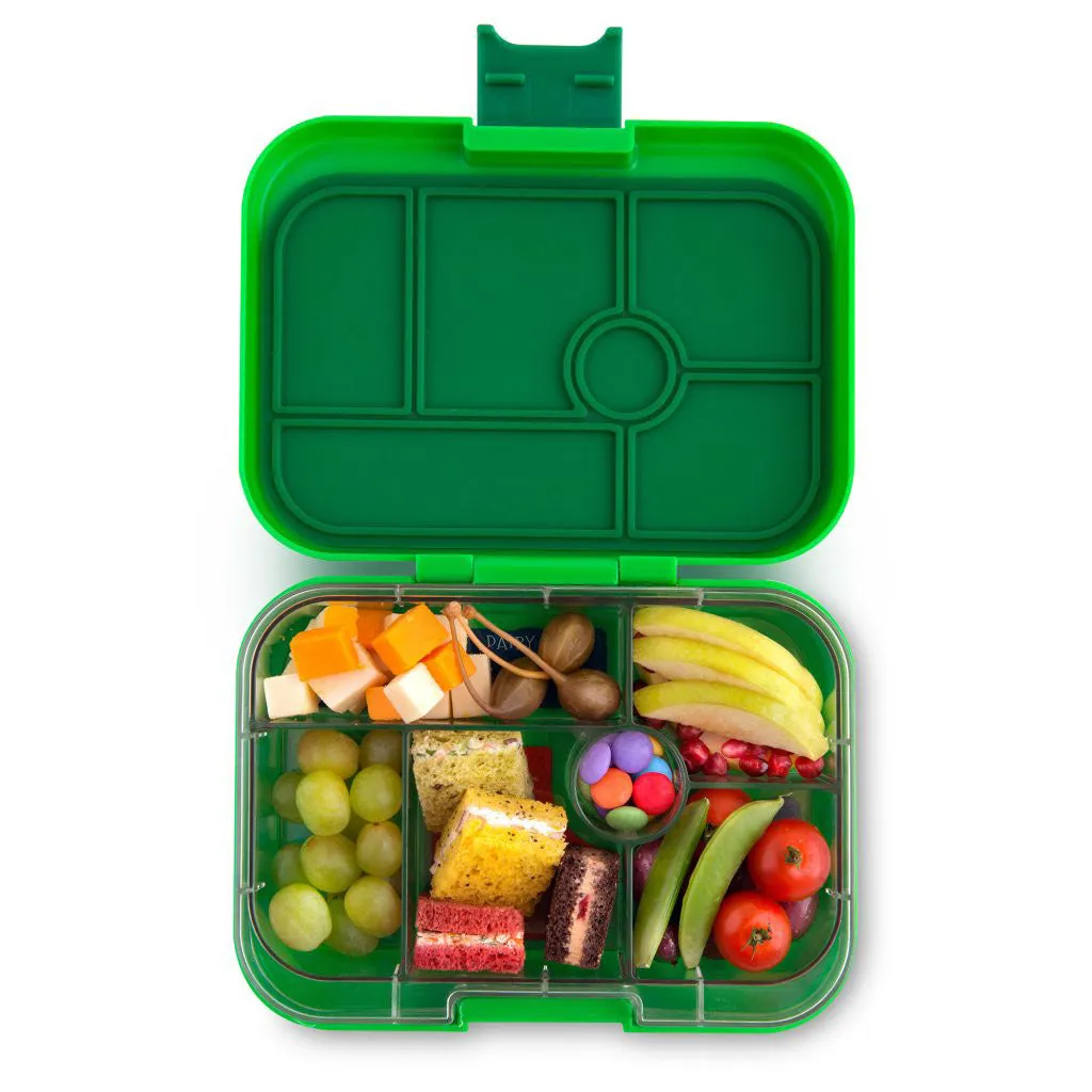 Yumbox Original with Rocket Tray Terra Green 6-Compartment Lunch Box
