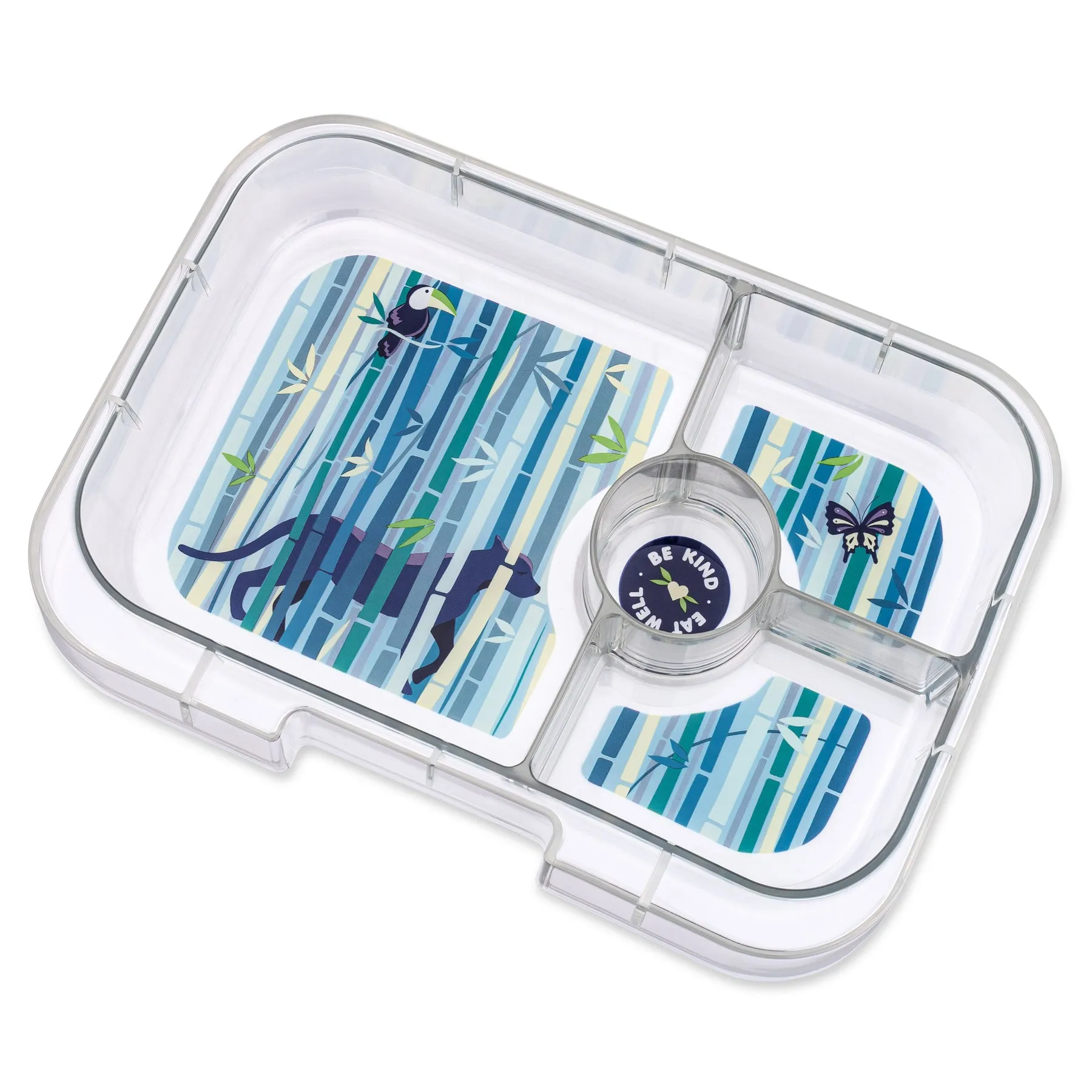Yumbox Panino - 4 Compartment Lunch Box - Hazy Blue Panther