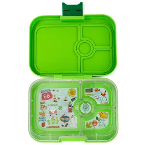 Yumbox Panino Avocado Green Route 66 4 Compartment Lunch Box