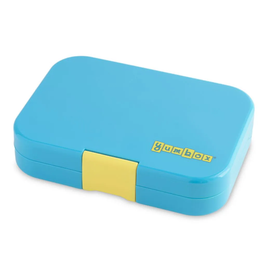 Yumbox Panino with Emoji Tray Kai Blue 4-Compartment Lunch Box