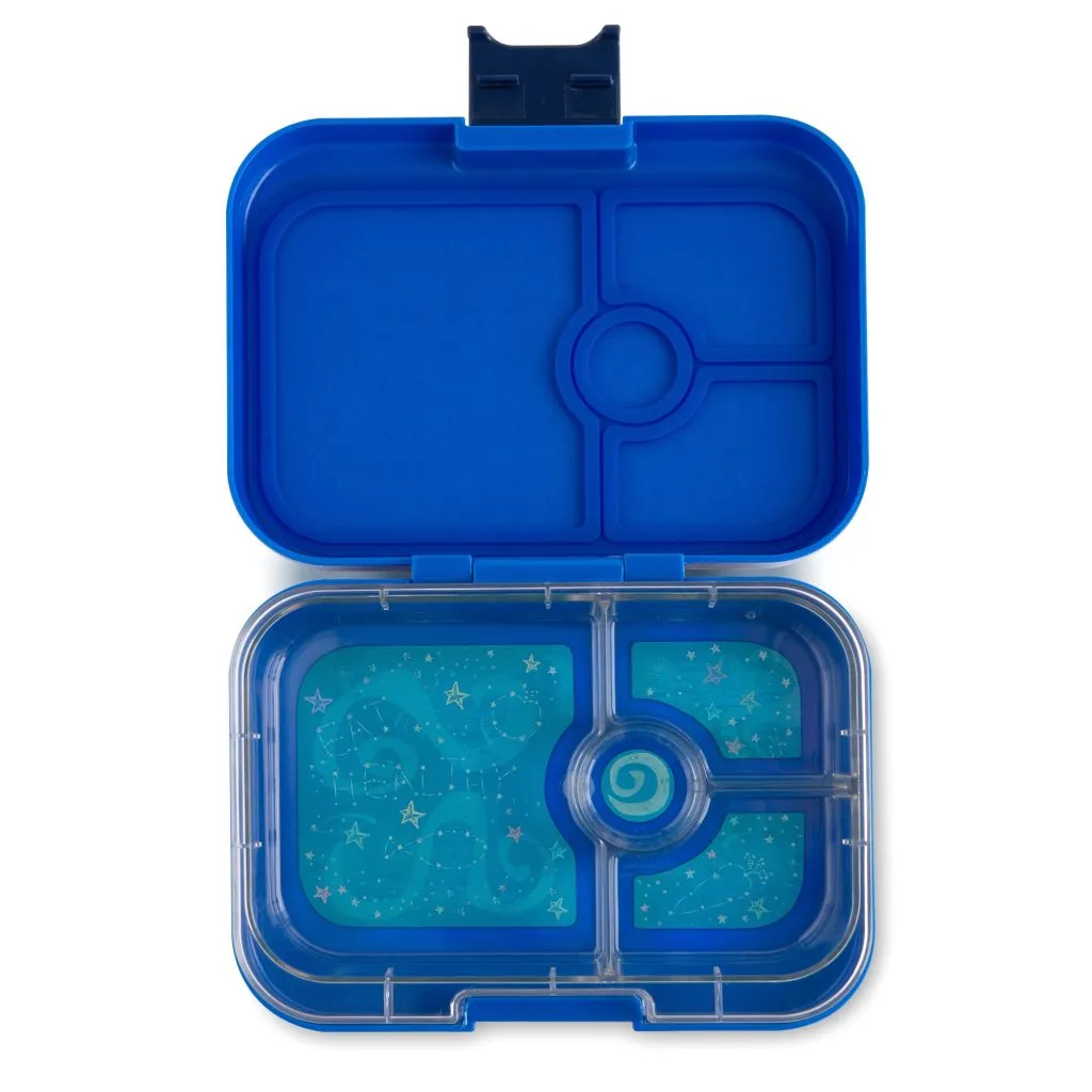 Yumbox Panino with Planet Tray Neptune Blue 4-Compartment Lunch Box